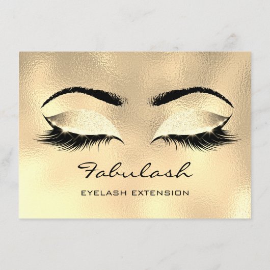 Lashes Browns Gold Makeup Artist Certificate Gift (Achterkant)