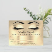Lashes Browns Gold Makeup Artist Certificate Gift (Staand voorkant)