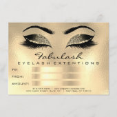 Lashes Browns Wax Makeup Artist Certificate Gift (Voorkant)