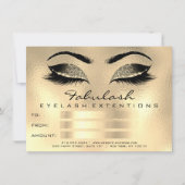 Lashes Browns Wax Makeup Artist Certificate Gift (Voorkant)