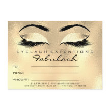 Lashes Browns Waxing Makeup Certificate Gift SPA
