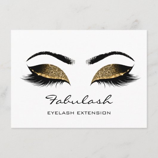 Lashes Browns White Makeup Artist Certificate Gift (Achterkant)