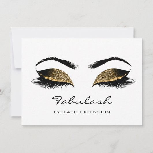 Lashes Browns White Makeup Artist Certificate Gift (Achterkant)