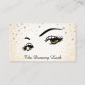 *~* Lashes Brows Extensions Bling Glitter Visitekaartje (Voorkant)
