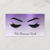 *~* Lashes Brows Extensions QR Metal ROYAL PAARS Visitekaartje (Voorkant)