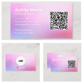 Lashes Brows Lash Tech Visitekaartje