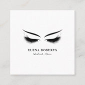 Lashes & Brows make-up artiest Vierkante Visitekaartje (Voorkant)