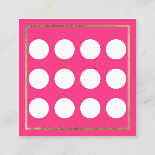 Lashes & Brows Makeup Artist 12 Punches Loyalty (Achterkant)