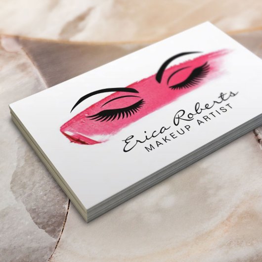 Lashes & Brows Makeup Artist Beauty Salon Visitekaartje