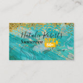 Lashes Brows Makeup Artist Blush Pink Watercolor Visitekaartje (Voorkant)