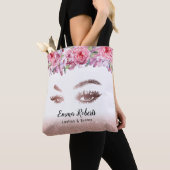 Lashes Brows Makeup Artist Roos Gold Beauty Salon Tote Bag (Dichtbij)