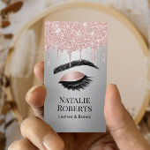 Lashes Brows Makeup Artist Roos Gold Drift Silver Visitekaartje