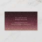 Lashes & Brows Makeup Artist Roos Gold Ombre Visitekaartje (Achterkant)