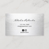 Lashes Brows Makeup Artist Salon Appointment Afsprakenkaartje (Achterkant)