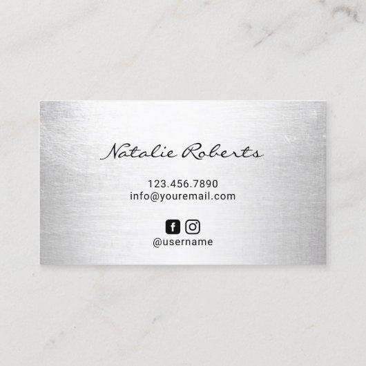 Lashes Brows Makeup Artist Salon Appointment Afsprakenkaartje (Achterkant)