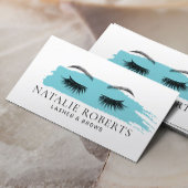 Lashes Brows Makeup Artist Turquoise Brusbec Visitekaartje