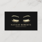 Lashes Brows Makeup kunstenaar Glam Gold Beauty Sa Visitekaartje (Voorkant)