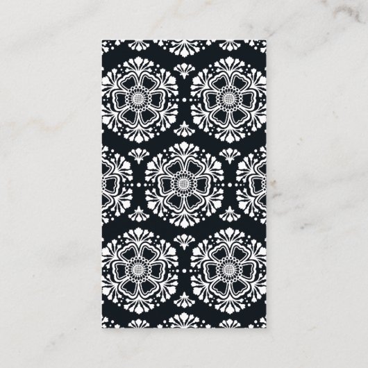 LASHES & BROWS stijlvol  elegant zwart wit Visitekaartje (Achterkant)