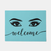 Lashes & Brows Turquoise Beauty Salon Welkom Deurmat (Voorkant)