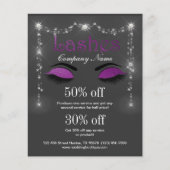 Lashes business personalized flyer (Voorkant)