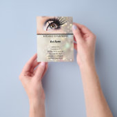 Lashes business personalized flyer (Hand)