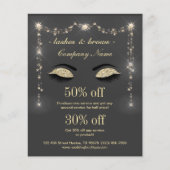 Lashes business personalized flyer (Voorkant)