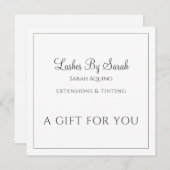 Lashes en Beauty Services Textured Sage Green (Voorkant / Achterkant)