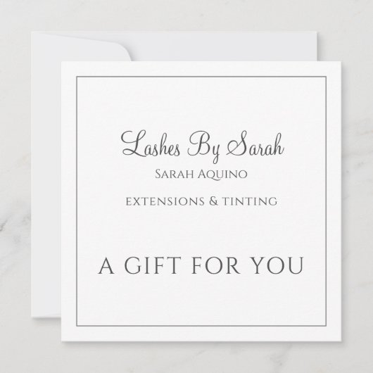 Lashes en Beauty Services Textured Sage Green (Voorkant)