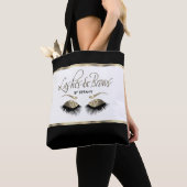 Lashes en Brows - Goud Tote Bag (Dichtbij)