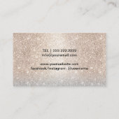 Lashes en Brows Microblading Salon Luxury Gold Visitekaartje (Achterkant)