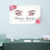 Lashes en Brows Salon Makeup Artiest  Floral Spandoek (Beurs)
