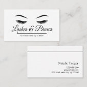 Lashes en Brows Salon Visitekaartje (Voorkant / Achterkant)