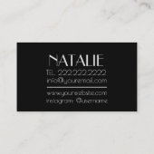 Lashes en Brows Visitekaartje (Achterkant)