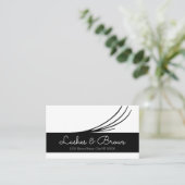 Lashes en Brows Visitekaartje (Staand voorkant)