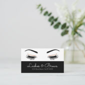 Lashes en Brows Visitekaartje (Staand voorkant)