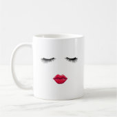 Lashes en lips Coffee-Mok Koffiemok (Links)