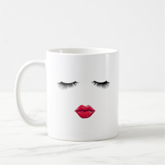Lashes en lips Coffee-Mok Koffiemok