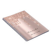 Lashes Event Roos Drift Makeup Artist Bridal Spark Notitieboek (Rechterzijde)