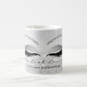 Lashes ExAttentie Beauty Studio Silver Grey Glitte Koffiemok (Center)