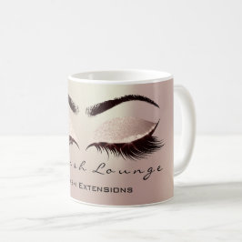 Lashes Exention Beauty Studio Blush Eye Glitter Koffiemok