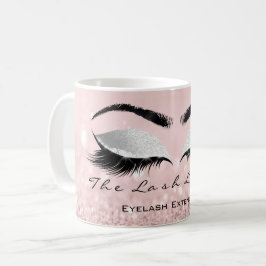 Lashes Exention Beauty Studio Grey Eye Glitter Koffiemok