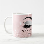 Lashes Exention Beauty Studio Grey Eye Glitter Koffiemok (Links)