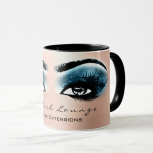 Lashes Extension Eye Makeup Studio Blue Black Roos Mok