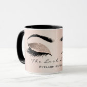 Lashes Extension Eye Makeup Studio Glitter Black Mok (Voorkant links)