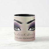 Lashes Extension Eye Makeup Studio Navy Plum Pink Mok (Midden)