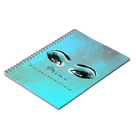 Lashes Extension Eyes Makeup Artist Ocean Browns Notitieboek