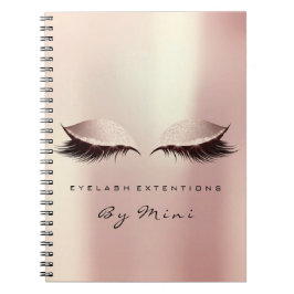 Lashes Extension Eyes Makeup Artist Roos Blush Notitieboek