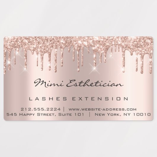 Lashes Extension Makeup Artist drijft Cosmetisch R Labels (Design 2)