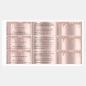 Lashes Extension Makeup Artist Drijft ogen Silvern Labels (Vel)