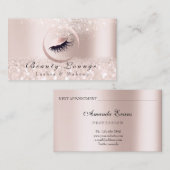 Lashes Extension Makeup Artist Eye Professional Afsprakenkaartje (Voorkant / Achterkant)